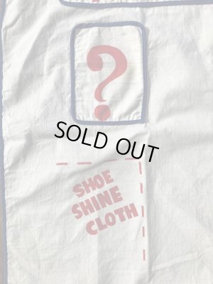 コットン製のジョーク系のヴィンテージエプロン