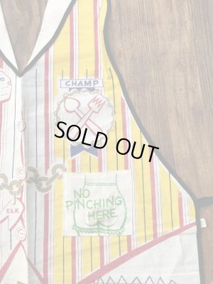 50〜60年代頃のジョーク系のビンテージエプロン