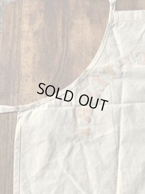 コットン製のバーベキューのヴィンテージエプロン