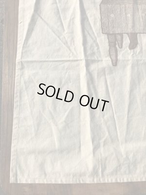 コットン製のバーベキューのヴィンテージエプロン