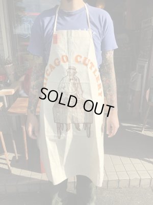 コットン製のバーベキューのヴィンテージエプロン