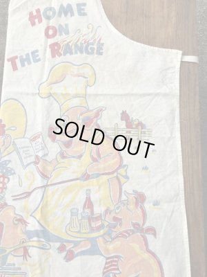 50年代頃のジョーク系のビンテージBBQエプロン