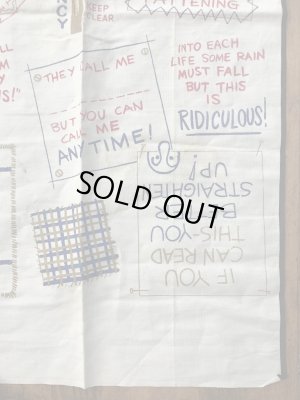 50〜60年代頃のジョーク系のビンテージエプロン