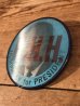 60年代頃のアメリカの副大統領「ヒューバート・H・ハンフリー」のビンテージレンチキュラーバッジ