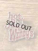 Wendy's Metal Pins　ウェンディーズ　ビンテージ　ピンズ　ピンバッジ　ファーストフード　80年代　vintage