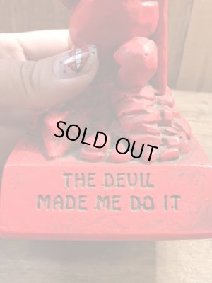 70年代頃のレッドデビルのビンテージメッセージドール