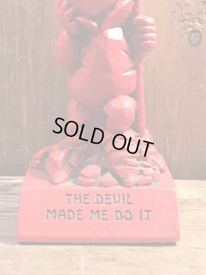 70年代頃のレッドデビルのビンテージメッセージドール