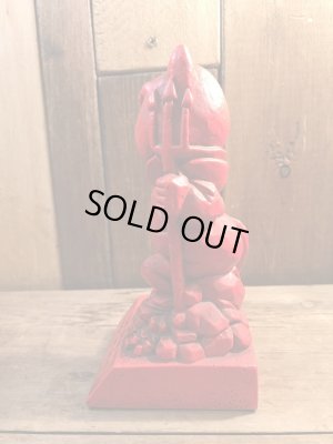 70年代頃のレッドデビルのヴィンテージメッセージドール