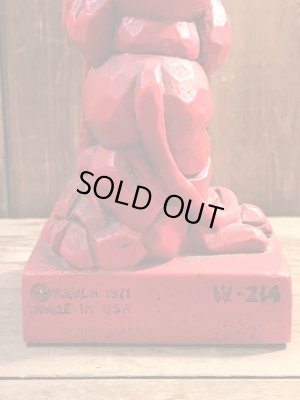 70年代頃のレッドデビルのビンテージメッセージドール