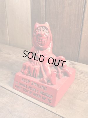 70年代頃のレッドデビルのビンテージメッセージドール