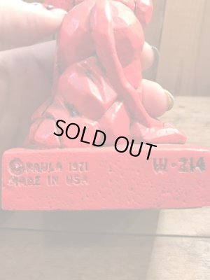 70年代頃のレッドデビルのヴィンテージメッセージドール