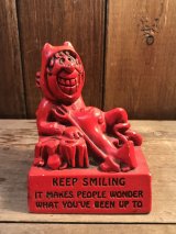 Red Devil Message Doll　レッドデビル　ビンテージ　メッセージドール　60年代