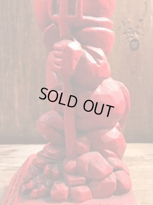 70年代頃のレッドデビルのビンテージメッセージドール