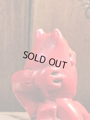 70年代頃のレッドデビルのヴィンテージメッセージドール