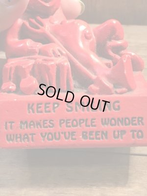 70年代頃のレッドデビルのビンテージメッセージドール