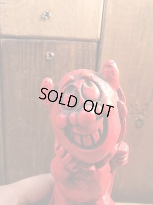 70年代頃のレッドデビルのビンテージメッセージドール