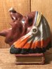 50年代頃のインディアンの陶器製ビンテージアシュトレイ