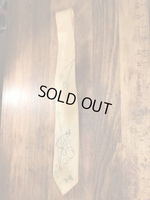 50年代頃のピンナップガールのビンテージレーヨンネクタイ