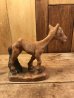 40年代頃の馬モチーフのビンテージ木彫りフィギュア