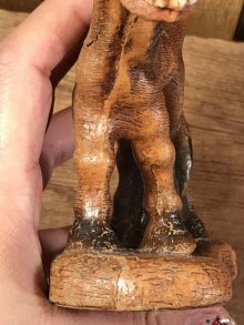 他の写真3: Multi Product Inc Hungry Horse Wood Figurine　ハングリーホース　ビンテージ　置物　木彫り　40年代