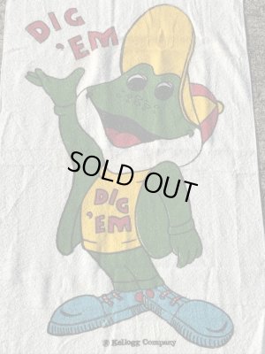 ケロッグのキャラクター「ハニースマックス」のビンテージバスタオル