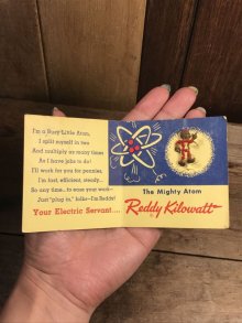 他の写真2: Reddy Kilowatt Metal Hat Pin with Booklet　レディキロワット　ビンテージ　ハットピン　アドバタイジング　50年代