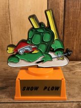 Aviva Freddy B.Turtle Message Trophy　カメ　ビンテージ　トロフィー　メッセージ　アビバ　70年代