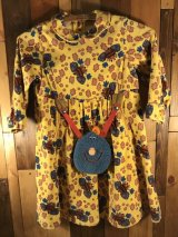 Oilily Girls “Monster Purse” Velvet Dress　キッズ古着　ビンテージ　ワンピース　ベロア　80年代