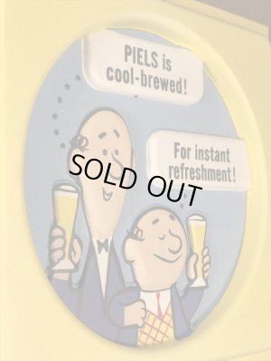 アドバタイジングキャラクターのピールズビール「バート&ハリー」のビンテージコースター