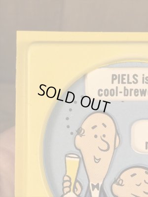 アドバタイジングキャラクターのピールズビール「バート&ハリー」のビンテージコースター