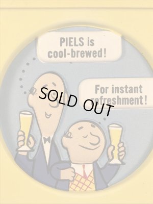 企業キャラクターのPiels Beer「Bert & Harry」のヴィンテージコースター