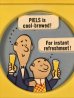 企業キャラクターのPiels Beer「Bert & Harry」のヴィンテージコースター