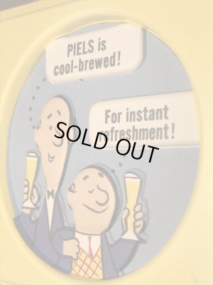 企業キャラクターのPiels Beer「Bert & Harry」のヴィンテージコースター