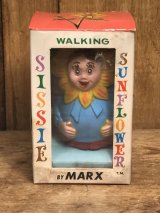 Marx Sissie Sunflower Wind-Up Toy　マークス　ビンテージ　トコトコ人形　トイ　花　60年代