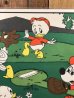 ディズニーキャラクターのミッキーマウスとダックファミリーのビンテージランチョンマット