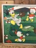 ディズニーキャラクターのミッキーマウスとダックファミリーのヴィンテージプレースマット