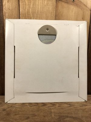 スケートバンダナスカルが描かれた80年代ビンテージガラスプレート