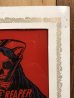 Fear The Reaperの死神が描かれた80年代ビンテージガラスプレート