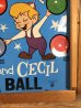 Beany and Cecilのブリキ製の60’sヴィンテージボールゲーム