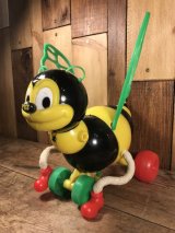 Kusan “Bumble Bee” Pull Toy　バンブルビー　ビンテージ　プルトイ　蜂　60年代