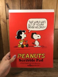 他の写真3: Peanuts Snoopy Scribble Pad　スヌーピー　ビンテージ　スケッチブック　ピーナッツ　ノートブック　70年代