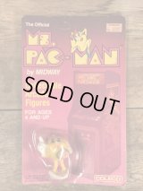 Coleco Ms.Pac-Man PVC Figure Blister Package　ミスパックマン　ビンテージ　PVCフィギュア　80年代 