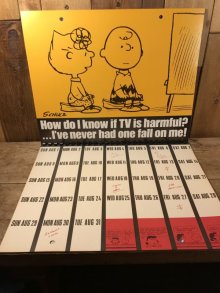 他の写真1: Peanuts Snoopy Date Book Calendar　スヌーピー　ビンテージ　カレンダー　ピーナッツ　ブック　70年代