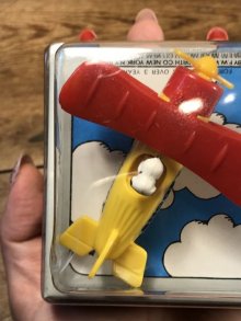 他の写真1: Aviva Snoopy Biplane Mini Die Cast Toy　スヌーピー　ビンテージ　ミニカー　ピーナッツ　アビバ　70年代