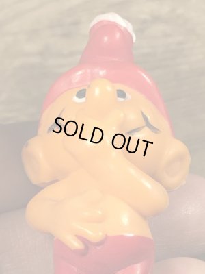 スマーフのようなグノームファミリーの70’sヴィンテージPVCフィギュア