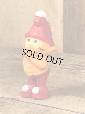 スマーフみたいなグノームファミリーの70年代ビンテージPVCフィギュア