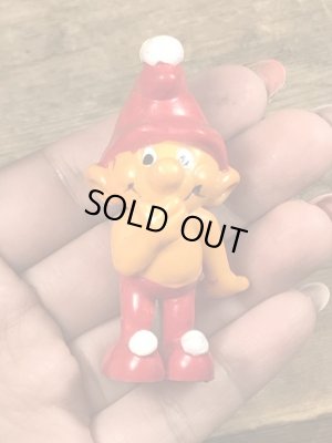 スマーフのようなグノームファミリーの70’sヴィンテージPVCフィギュア