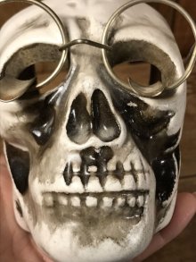 他の写真2: Glasses Skull Ceramic Ashtray　スカル　ビンテージ　アシュトレイ　眼鏡　灰皿　50年代