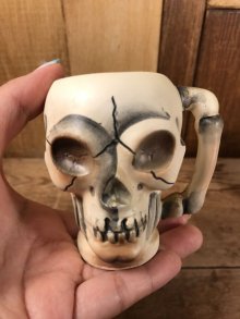他の写真2: Japan Made Skull Ceramic Mug Salt & Pepper　スカル　ビンテージ　ソルト＆ペッパー　ジャパンメイド　50年代