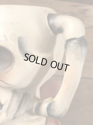 陶器製のスカルの50’sヴィンテージソルト&ペッパー